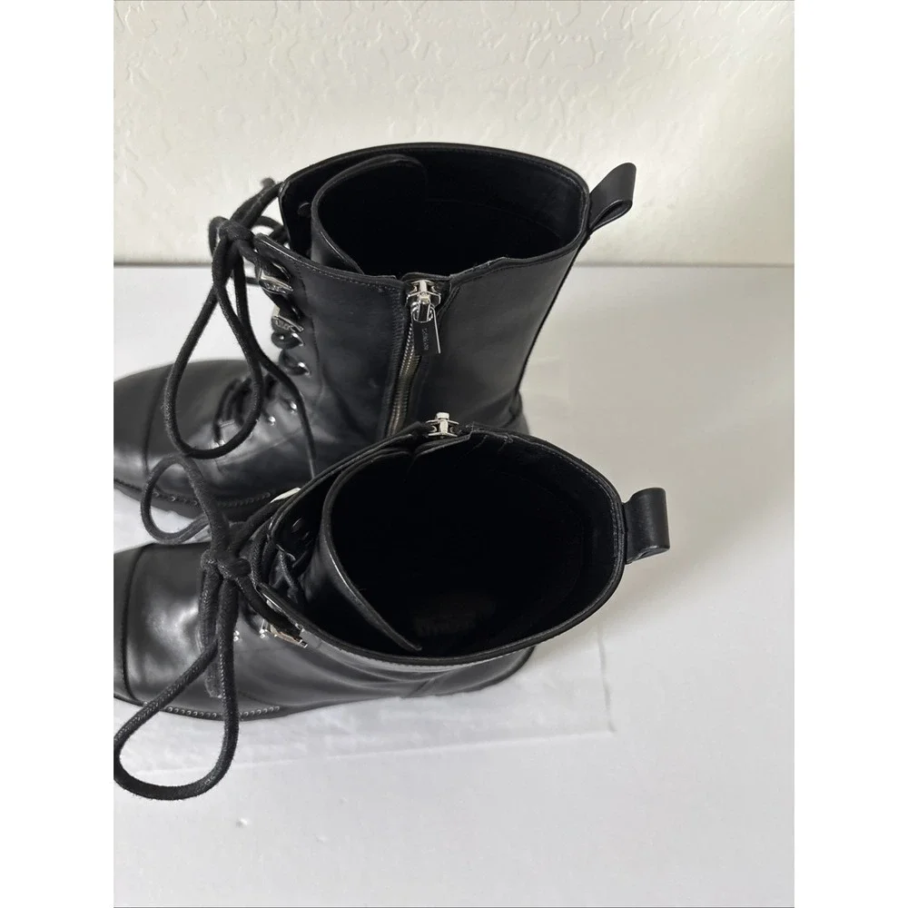 MICHAEL Michael Kors Bryce Leather Combat Boots size 10